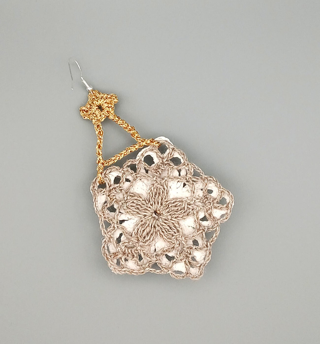 Easygoing chick crochet statement earrings